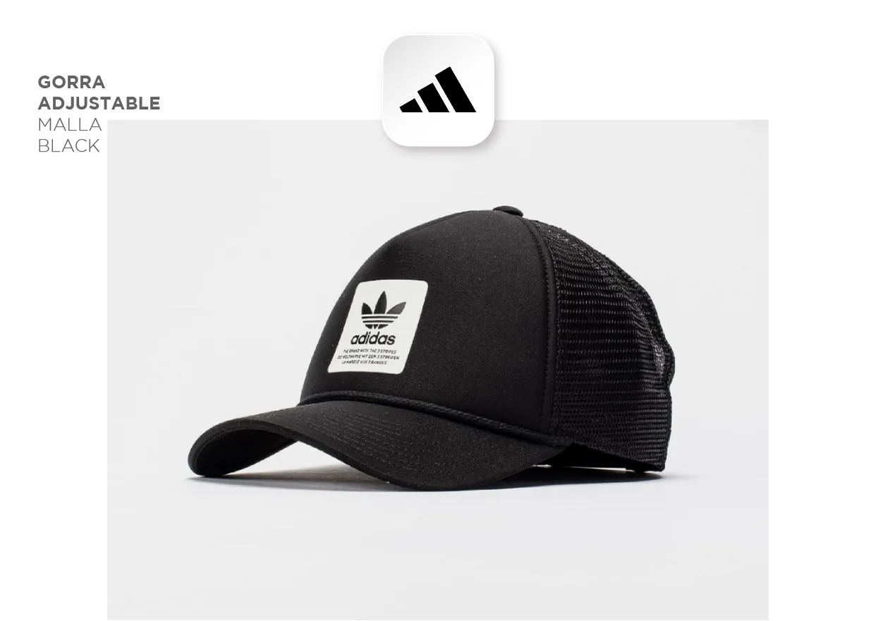 Gorra unisex negra Store MAY